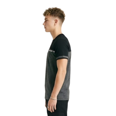 Playera Boy London Gris Estampado Fraccionado Original