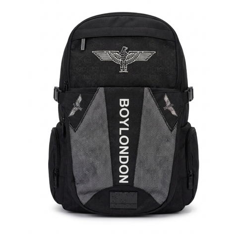 Mochila Boy London Negro/Gris | Backpack Urbana Unisex