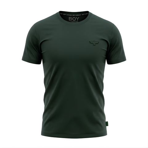 Playera Boy London Verde Oscuro Logo Bordado Original