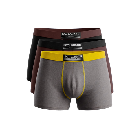 Pack 3 Bóxers Boy London Hombre Algodón Varios Colores