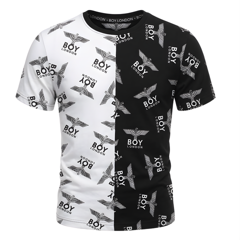 Playera Boy London Negra Estampado Clásico Original