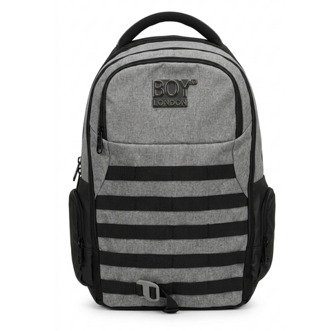 Mochila Boy London Gris | Backpack Urbana Unisex