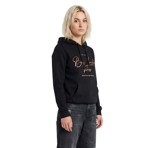 Sudadera Boy London Mujer Negra Dorado Limited Edition