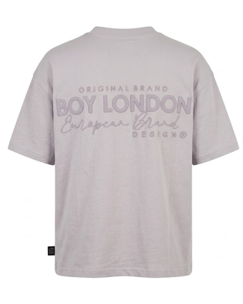 Playera Lila Boy London Hombre Estampado Tonal Original Brand