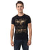 Playera Boy London Hombre Foil Dorado Negra