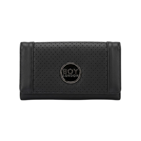 Cartera Boy London Negro | Billetera Monedero para Mujer