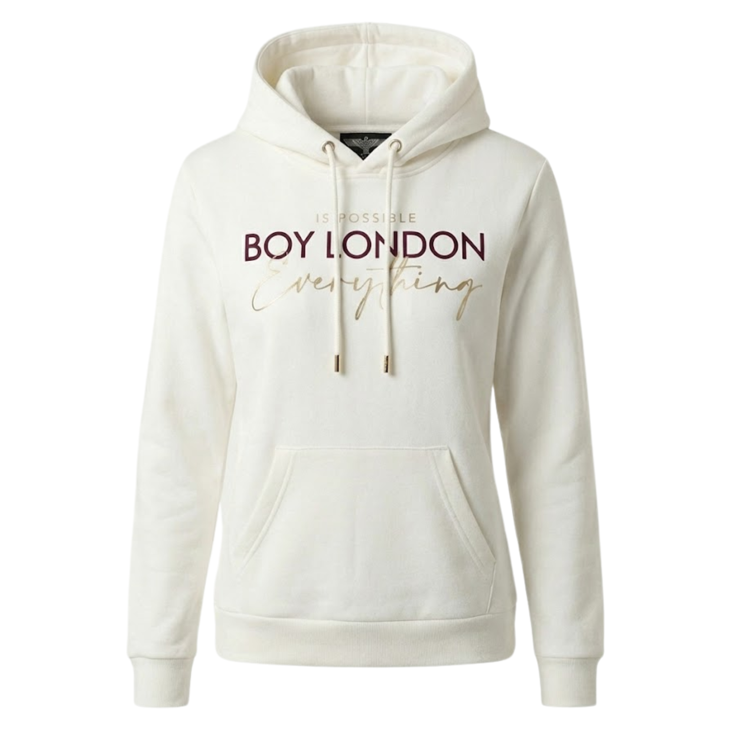 Sudadera Hoodie Blanca Casual Para Mujer Boy London