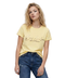 Playera Boy London Mujer Amarillo Pastel Plateado Perlas
