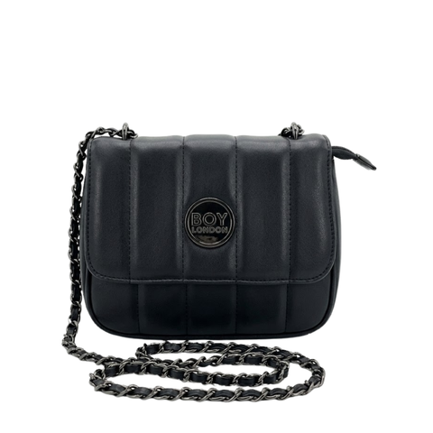 Bolsa Boy London Negro | Bolsa de Moda Casual para Mujer