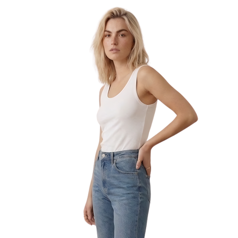 Blusa Tirantes Boy London Mujer Blanca