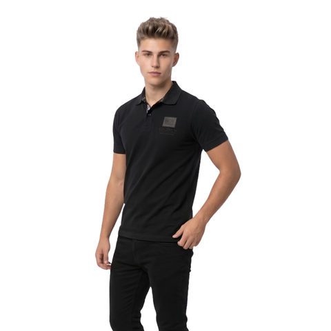 Playera Polo Boy London Hombre Negra