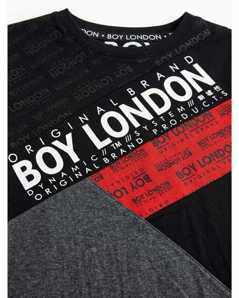 Playera Boy London Hombre Original Brand Negra