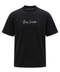 Playera De Hombre Boy London Firma Caligráfica Negra Algodón Premium