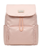 Mochila Boy London Mujer Rosa Solapa Nylon Satinado