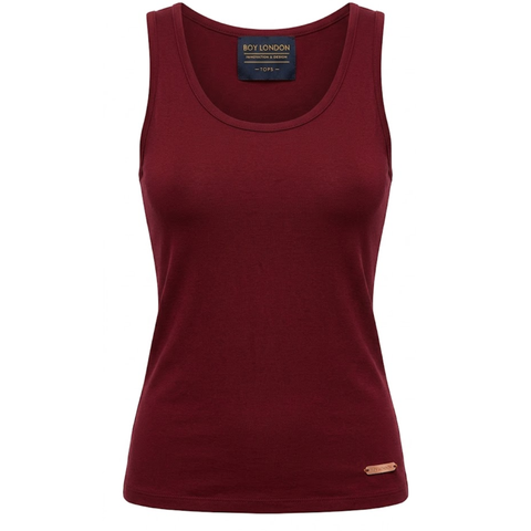 Blusa Tirantes Boy London Mujer Vino