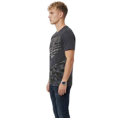 Playera Boy London Gris Oscuro UK Original Hombre