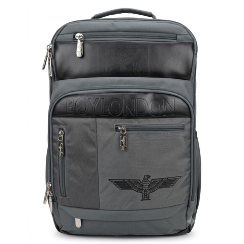 Mochila Boy London Gris | Backpack Urbana Unisex