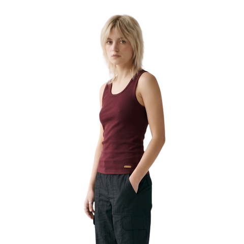 Blusa Tirantes Boy London Mujer Vino