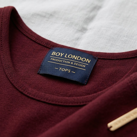 Blusa Tirantes Boy London Mujer Vino