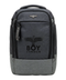 Mochila Boy London Gris Bicolor Águila Metálica Amplia