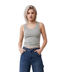Blusa Tirantes Boy London Mujer Gris
