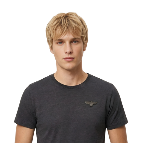 Playera Boy London Gris Estampado Holográfico Original