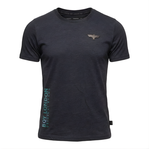 Playera Boy London Gris Estampado Holográfico Original