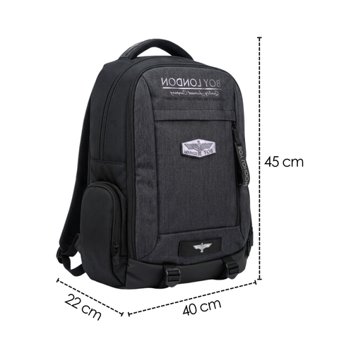 Mochila Boy London Negra Original Licensed Gunmetal
