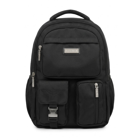 Mochila Boy London Negro | Backpack Urbana Unisex