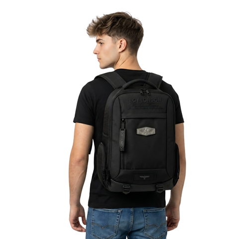 Mochila Boy London Negra Original Licensed Gunmetal