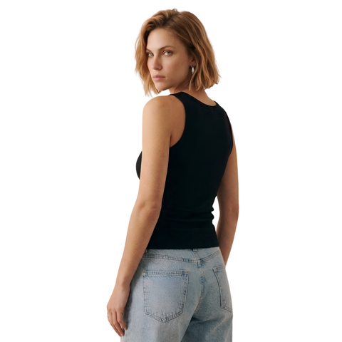 Blusa Tirantes Boy London Mujer Negra