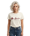 Playera Mujer Blanca Logo Boy London Lentejuelas