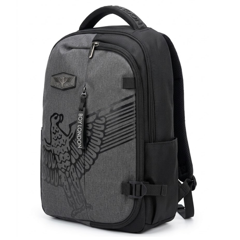 Mochila Boy London Gris | Backpack Urbana Unisex