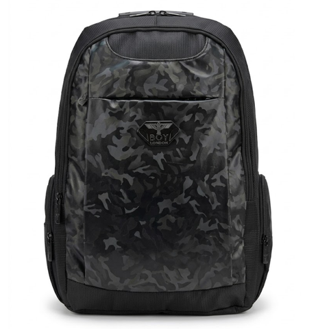 Mochila Boy London Camuflaje Gris | Backpack Urbana Unisex