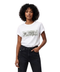 Playera Boy London Mujer Blanca Free Spirit Brillos