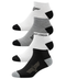 6 Pares Calcetines Boy London Hombre Gris Blanco Negro