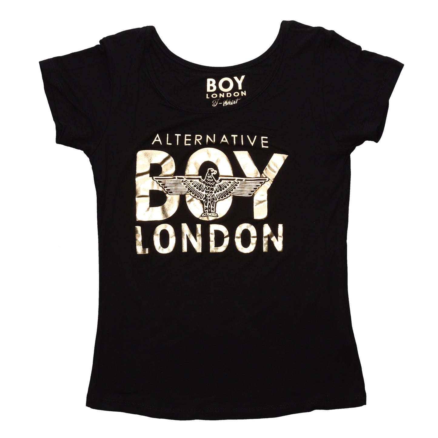 Playera Negra Para Mujer Transpirable Ligera Boy London