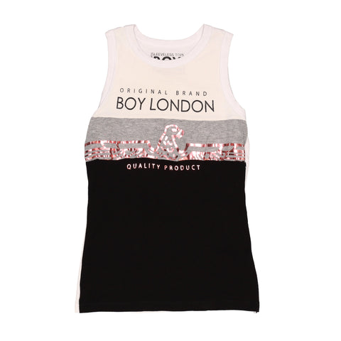 Blusa Sin Mangas Boy London Mujer Tricolor Foil Rosa