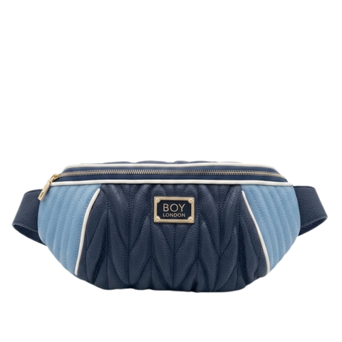 Cangurera Boy London Azul | Riñonera Bolsa de Cintura Mujer