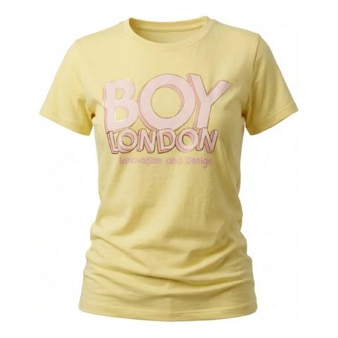 Playera Boy London De Dama Amarillo Pastel Original Amarillo