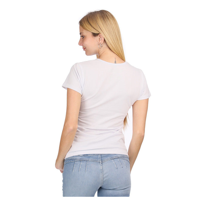 Playera Blanca Para Mujer Animal Print Trademark Boy London