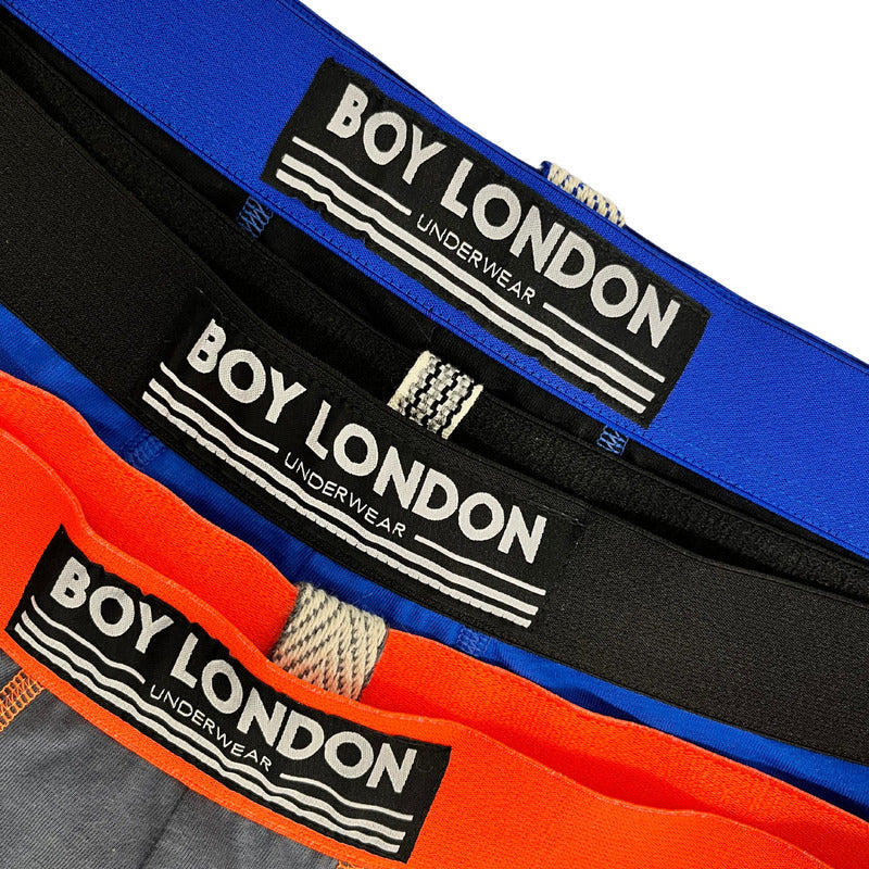 Boxer Corto De Algodón Suave Y Transpirable 3 Pz Boy London