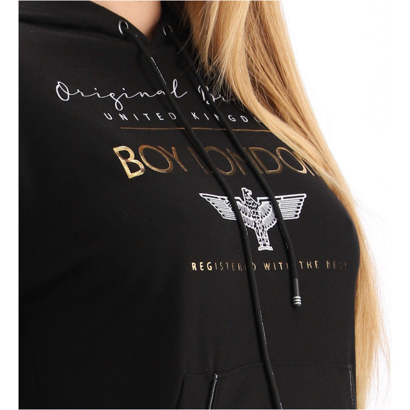 Sudadera Ligera De Mujer Gorro Hoodie Uk Letras Boy London