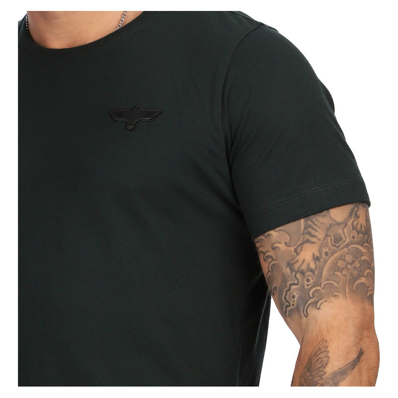 Playera Para Hombre Manga Corta Logo Bordado Boy London