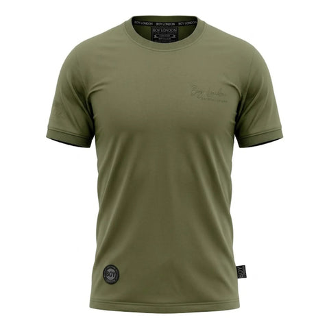 2 Pack Set Playera Hombre Cuello Redondo Boy London Verde Olivo Azul Claro