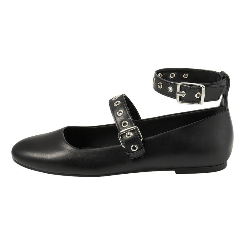 Zapato De Dama Mary Jane Con Doble Hebilla Boy London Shoes