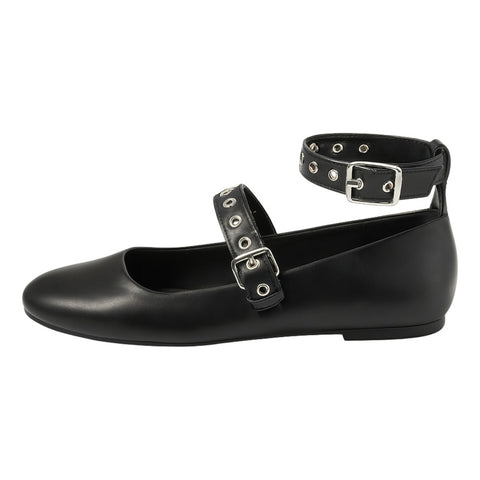 Zapato De Dama Mary Jane Con Doble Hebilla Boy London Shoes