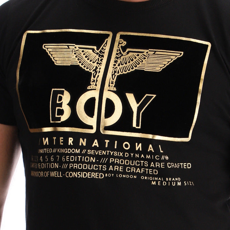 Playera Manga Corta Hombre Aterciopelada Boy London