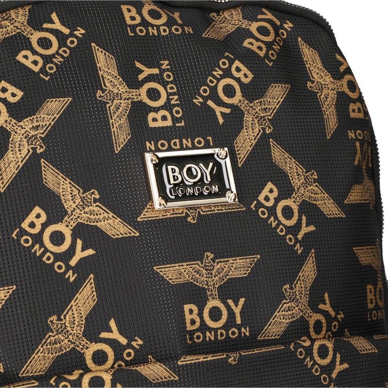 Mochila Para Mujer Dama Laptop De 13 Backpack Boy London Color Negro Diseño De La Tela Liso
