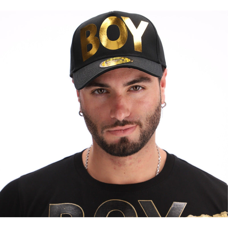 Gorra Ajustable Estampado Clasico Boy Boy London Color Negro Talla Único